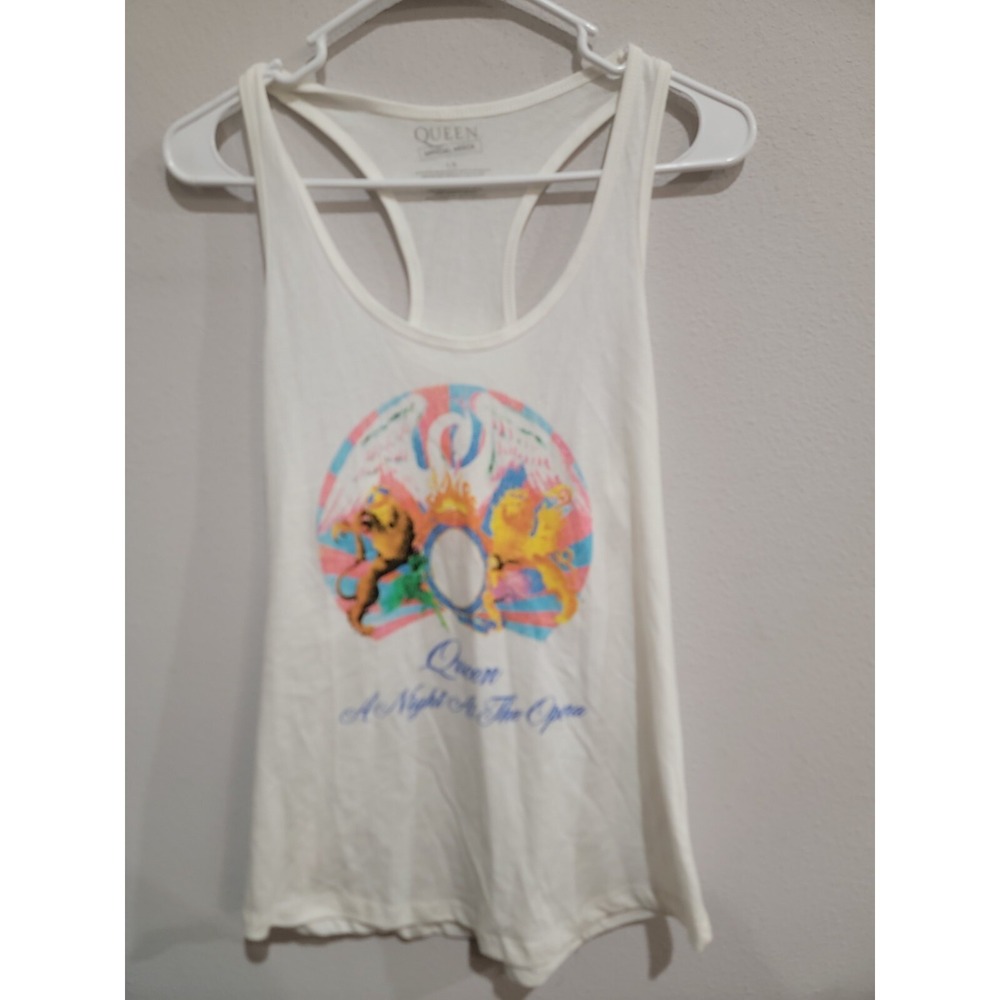 QUEEN Official Merch A Night At The‎ Opera SLEEVELESS graphic Top Womens L
